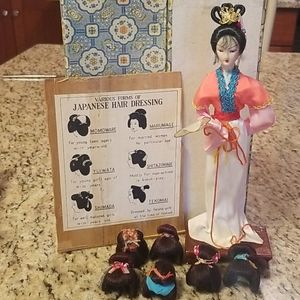 COPY - Japanese antique doll **JUST WIGS**